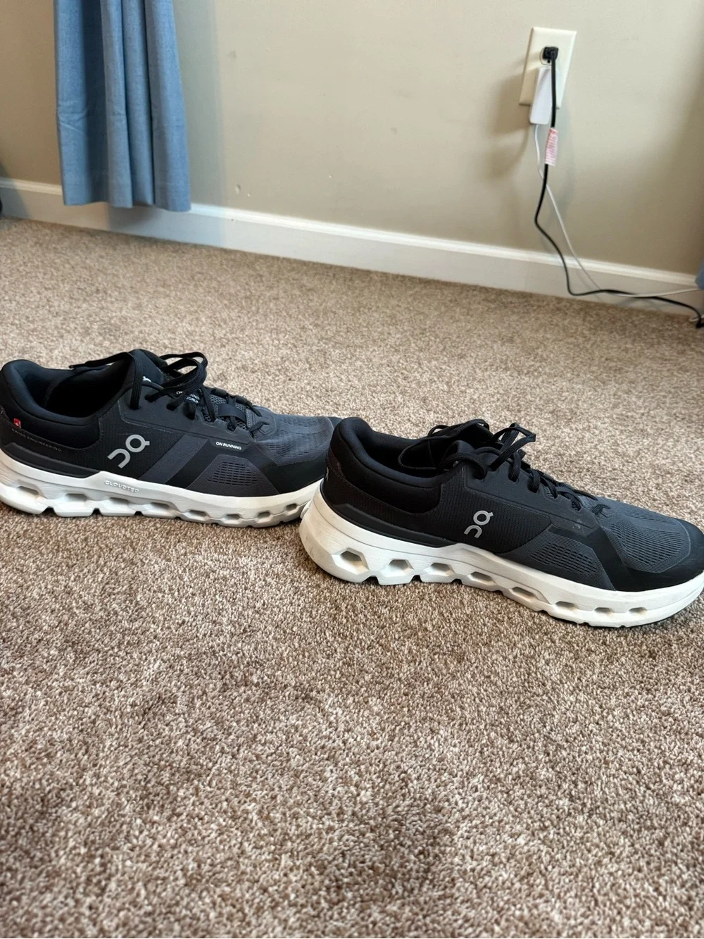 On Running Cloudrunner 2 Men's Black/White Athletic Sneakers